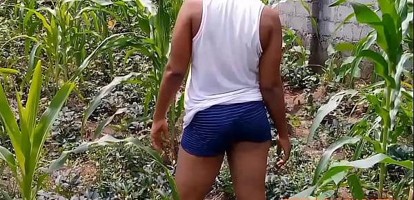  Butt fuck in a meadow with one of my College boy in my plantain farm